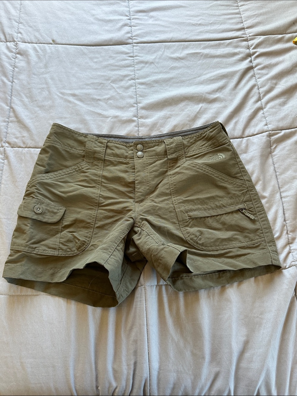 The North Face Women's Olive Green Utility Cargo Shorts